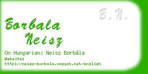 borbala neisz business card