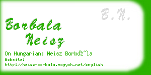 borbala neisz business card